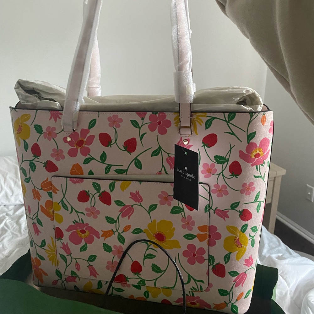 Kate Spade large floral tote